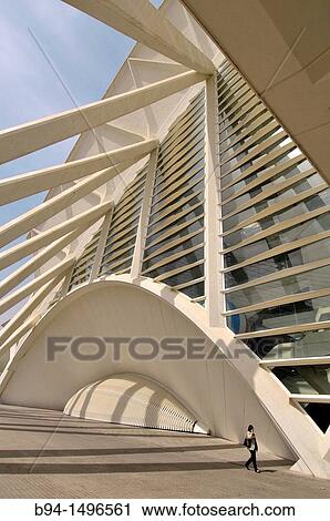 City of Arts and Sciences by Santiago Calatrava, Valencia, Comunidad Valenciana, Spain View Large Photo Image Stock Image - City of Arts and Sciences by Santiago Calatrava, Valencia, Comunidad Valenciana, Spain. Fotosearch
