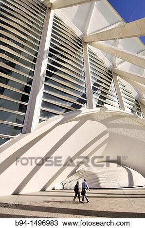City of Arts and Sciences by Santiago Calatrava, Valencia, Comunidad Valenciana, Spain View Large Photo Image Stock Image - City of Arts and Sciences by Santiago Calatrava, Valencia, Comunidad Valenciana, Spain. Fotosearch