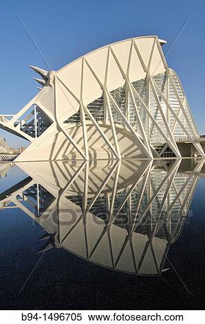 City of Arts and Sciences by Santiago Calatrava, Valencia, Comunidad Valenciana, Spain View Large Photo Image Stock Photography - City of Arts and Sciences by Santiago Calatrava, Valencia, Comunidad Valenciana, Spain. Fotosearch