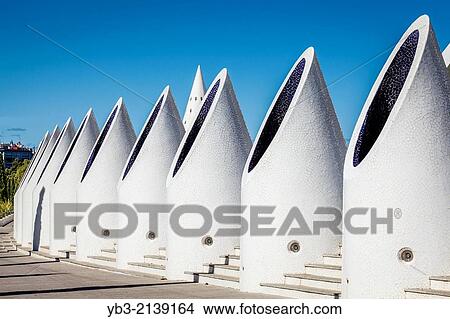 Picture - City of Arts and Sciences, Valencia, Spain.. Fotosearch