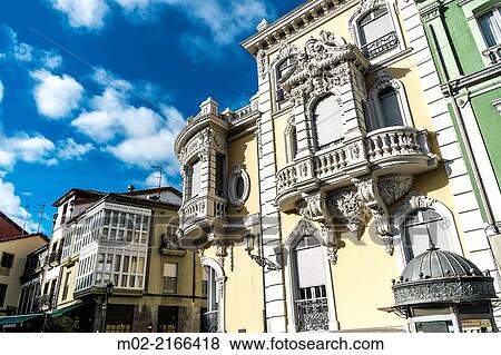 Stock Photo - City of Aviles, Asturias, Spain.. Fotosearch