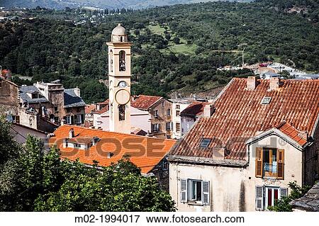 City or Corte, Corsican, France. View Large Photo Image Stock Photo - City or Corte, Corsican, France.. Fotosearch