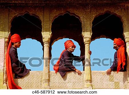 City Palace guards, Jaipur, Rajasthan, India View Large Photo Image Stock Image - City Palace guards, Jaipur, Rajasthan, India. Fotosearch