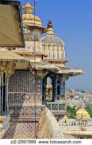 Stock Photo - City Palace, Udaipur, Rajasthan state, India. Fotosearch