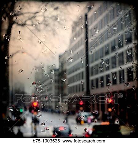 City rain View Large Photo Image Stock Photography - City rain. Fotosearch