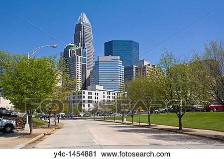 City skyline of downtown Charlotte North Carolina View Large Photo Image Stock Image - City skyline of downtown Charlotte North Carolina. Fotosearch
