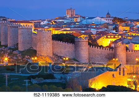 City walls, Avila, Castilla-Leon, Spain View Large Photo Image Stock Photography - City walls, Avila, Castilla-Leon, Spain. Fotosearch