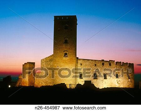 Ciutadilla castle, XIth, renewed in XVIth century. Ciutadilla. L? Urgell. Lleida province. Catalunya. Spain. View Large Photo Image Stock Photo - Ciutadilla castle, XIth, renewed in XVIth century. Ciutadilla. L? Urgell. Lleida province. Catalunya. Spain.. Fotosearch