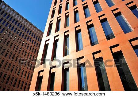 Stock Photograph - Ciutat de la Just? cia (City of Justice) by David Chipperfield Architects and Ferm? n VBzquez, Barcelona, Catalonia, Spain. Fotosearch