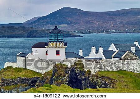Clare Island lighthouse, Clare Island, Clew Bay, County Mayo, Ireland. View Large Photo Image Stock Image - Clare Island lighthouse, Clare Island, Clew Bay, County Mayo, Ireland.. Fotosearch