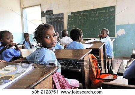 class of the primary school in the village of Praia das Conchas, in the northern part of Sao Tome Island, Republic of Sao Tome and Principe, Africa. View Large Photo Image Stock Image - class of the primary school in the village of Praia das Conchas, in the northern part of Sao Tome Island, Republic of Sao Tome and Principe, Africa.. Fotosearch