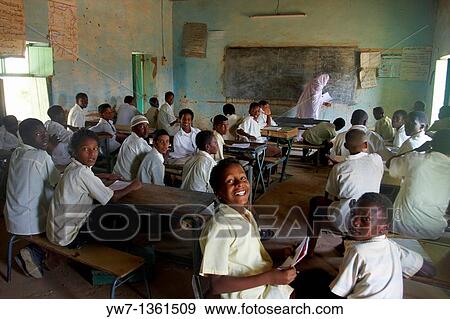 Classes at school in Karima, Sudan View Large Photo Image Stock Photo - Classes at school in Karima, Sudan. Fotosearch