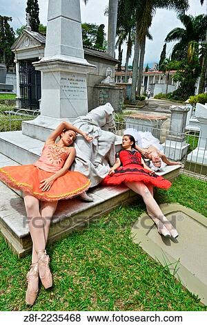 Classic ballerina at the San Pedro Cemetey in Medellin, declared monument in 1999. View Large Photo Image Stock Photo - Classic ballerina at the San Pedro Cemetey in Medellin, declared monument in 1999.. Fotosearch