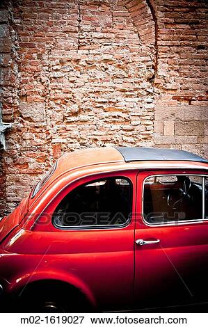 Classic car in Lucca, Tuscany, Italy View Large Photo Image Stock Photo - Classic car in Lucca, Tuscany, Italy. Fotosearch