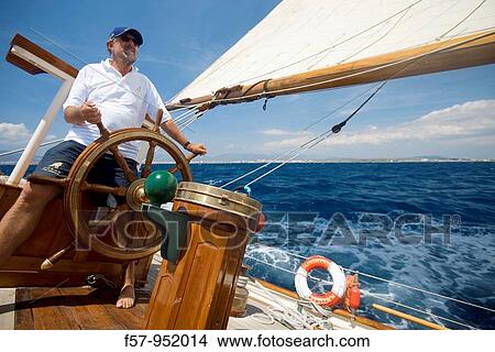 Picture - Classic Schooner Sunshine in Palma de Mallorca. Fotosearch