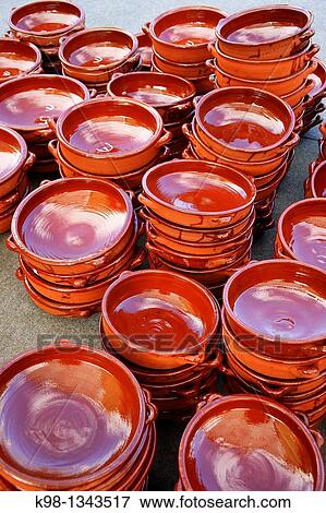 Clay casseroles, Marratxi, Majorca, Balearic Islands, Spain View Large Photo Image Stock Photo - Clay casseroles, Marratxi, Majorca, Balearic Islands, Spain. Fotosearch