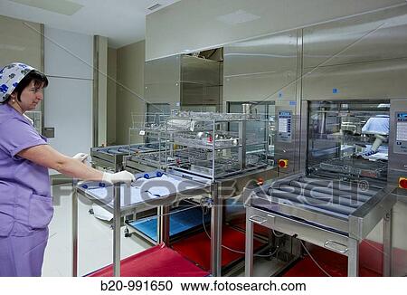 Cleaning surgical instruments, sterilization. Hospital Policlinica Gipuzkoa, San Sebastian, Donostia, Euskadi, Spain View Large Photo Image Stock Image - Cleaning surgical instruments, sterilization. Hospital Policlinica Gipuzkoa, San Sebastian, Donostia, Euskadi, Spain. Fotosearch