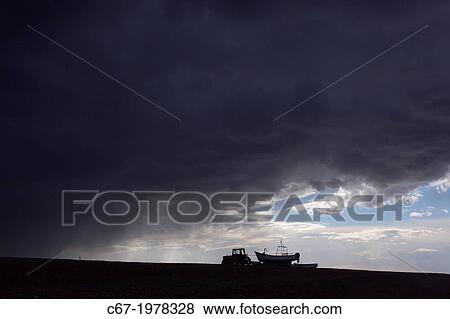 Cley beach towards Blakeney Point Norfolk and coming storm. View Large Photo Image Stock Photo - Cley beach towards Blakeney Point Norfolk and coming storm.. Fotosearch