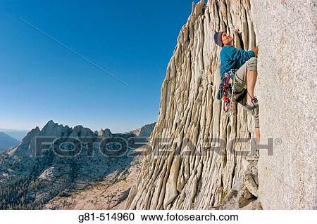 Climber leading up the north summit on Matthes Crest, Yosemite National Park, California View Large Photo Image Stock Image - Climber leading up the north summit on Matthes Crest, Yosemite National Park, California. Fotosearch