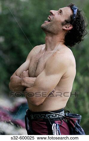 Stock Photography - Climber. Morata de Jal? n Zaragoza province. Aragon. Spain. Fotosearch