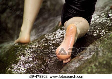 Climbing barefoot. Mexico View Large Photo Image Stock Image - Climbing barefoot. Mexico. Fotosearch
