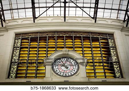 clock in the Estacion de Francia, Barcelona View Large Photo Image Stock Image - clock in the Estacion de Francia, Barcelona. Fotosearch
