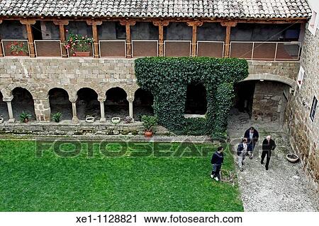 cloister, church of Santa Maria de Gualter, Roman, La Baronia de Rialb, Catalonia, Spain View Large Photo Image Stock Image - cloister, church of Santa Maria de Gualter, Roman, La Baronia de Rialb, Catalonia, Spain. Fotosearch