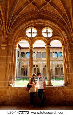 Cloister of former Dominican convent (16th century), Museo San Telmo museum, San Sebastian, Gipuzkoa, Basque Country, Spain View Large Photo Image Stock Image - Cloister of former Dominican convent (16th century), Museo San Telmo museum, San Sebastian, Gipuzkoa, Basque Country, Spain. Fotosearch