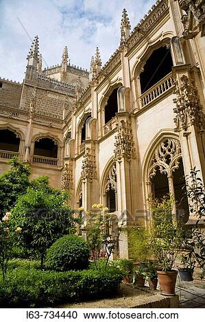 Cloister of San Juan de los Reyes Monastery (Juan Guas, 15th century), Toledo. Castilla-La Mancha, Spain View Large Photo Image Stock Image - Cloister of San Juan de los Reyes Monastery (Juan Guas, 15th century), Toledo. Castilla-La Mancha, Spain. Fotosearch