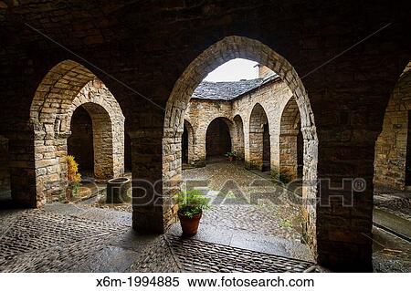 Stock Photography - Cloister of Santa Maria church.. Fotosearch