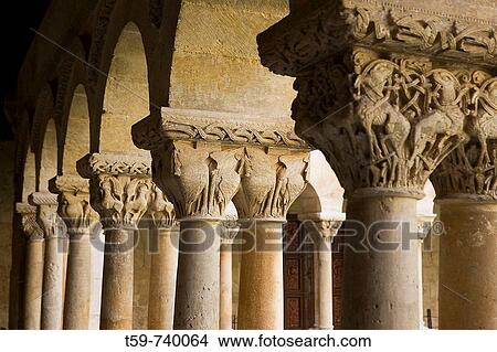 Cloister of Santo Domingo de Silos monastery. Burgos province, Castilla-Leon, Spain View Large Photo Image Picture - Cloister of Santo Domingo de Silos monastery. Burgos province, Castilla-Leon, Spain. Fotosearch