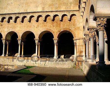 Cloister of the Monastery of Sant Cugat del Vall? s, Barcelona View Large Photo Image Stock Image - Cloister of the Monastery of Sant Cugat del Vall? s, Barcelona. Fotosearch