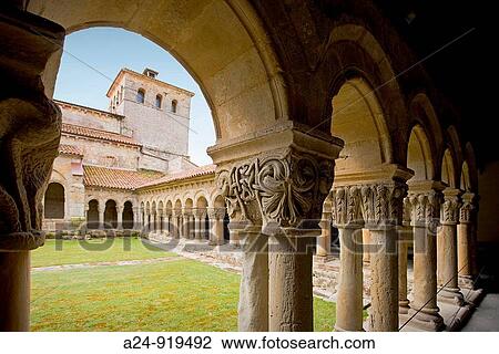 Cloister of the Santa Juliana collegiate church, Santillana del Mar, Cantabria, Spain (September 2009) View Large Photo Image Stock Image - Cloister of the Santa Juliana collegiate church, Santillana del Mar, Cantabria, Spain (September 2009). Fotosearch