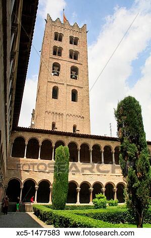 Cloister, Santa Maria de Ripoll Monastery, Girona, Catalonia, Spain View Large Photo Image Stock Image - Cloister, Santa Maria de Ripoll Monastery, Girona, Catalonia, Spain. Fotosearch