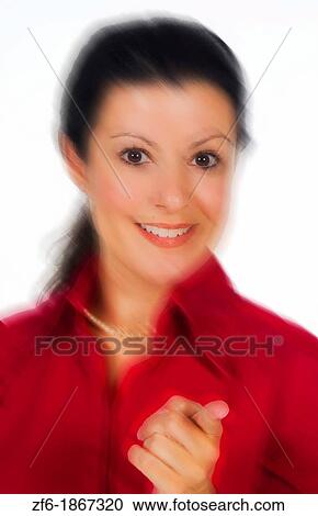 Close up abstract of attractive businesswoman in red showing lots of emotion of happiness joy energy and sales success View Large Photo Image Stock Image - Close up abstract of attractive businesswoman in red showing lots of emotion of happiness joy energy and sales success. Fotosearch