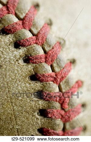 Close up of a baseball View Large Photo Image Stock Photo - Close up of a baseball. Fotosearch