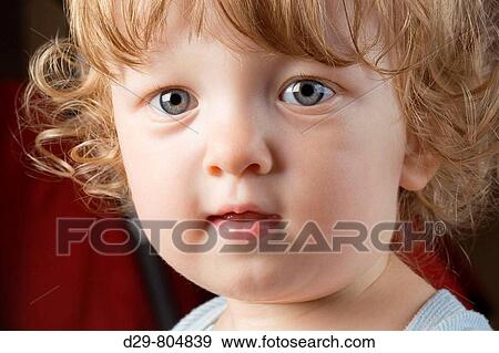 CLOSE UP OF A BOY View Large Photo Image Stock Photo - CLOSE UP OF A BOY. Fotosearch
