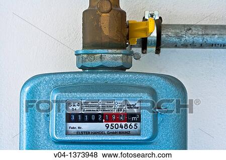 Close up of a gas meter View Large Photo Image Stock Photo - Close up of a gas meter. Fotosearch