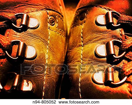 Close-up of a pair of old boots mountain. View Large Photo Image Stock Image - Close-up of a pair of old boots mountain.. Fotosearch