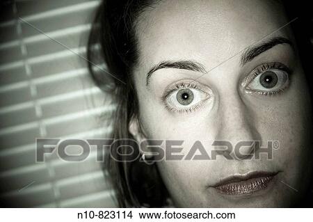 Close-up of a young woman. View Large Photo Image Picture - Close-up of a young woman.. Fotosearch