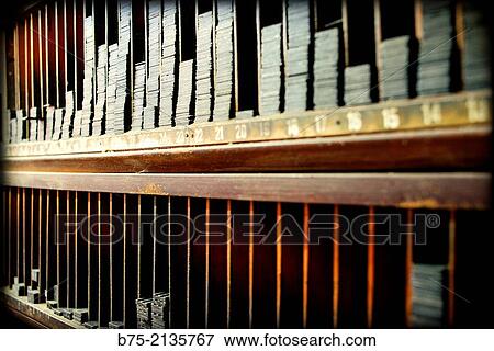 close up of an old printer cabinet with diferent numbers written down View Large Photo Image Stock Photo - close up of an old printer cabinet with diferent numbers written down. Fotosearch