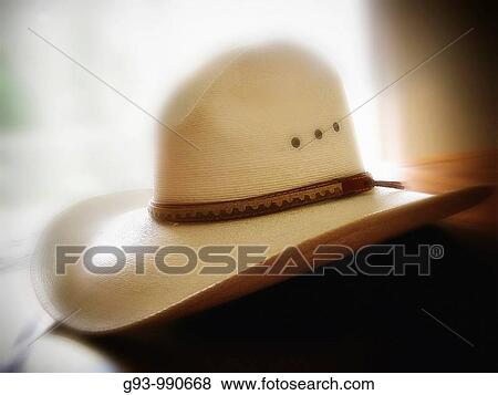 Close up of cowboy hat View Large Photo Image Stock Photo - Close up of cowboy hat. Fotosearch