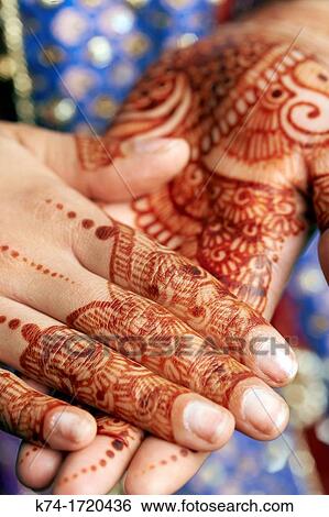 Close up of hand mehndi View Large Photo Image Stock Photograph - Close up of hand mehndi. Fotosearch