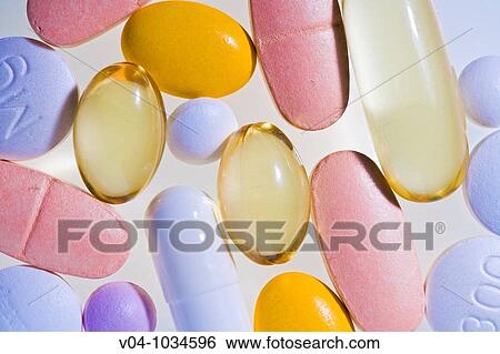 Close up of pills View Large Photo Image Stock Photograph - Close up of pills. Fotosearch
