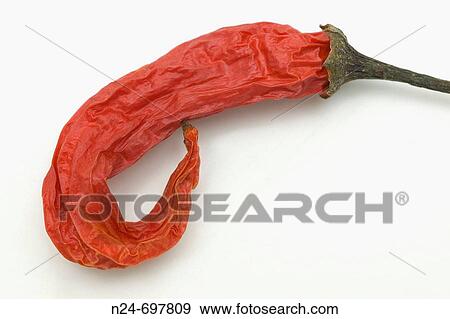 Close-up of red dried chilli pepper View Large Photo Image Stock Photo - Close-up of red dried chilli pepper. Fotosearch