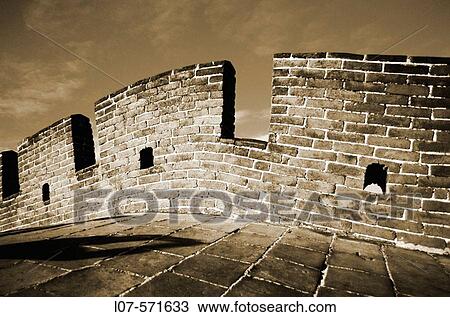 Close-up of the Great Wall. Badaling section. Beijing. China View Large Photo Image Stock Image - Close-up of the Great Wall. Badaling section. Beijing. China. Fotosearch