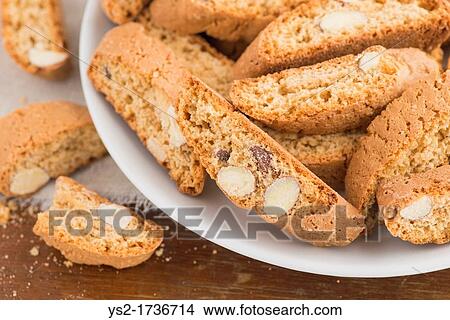 Closeup of Italian almond cookies View Large Photo Image Picture - Closeup of Italian almond cookies. Fotosearch