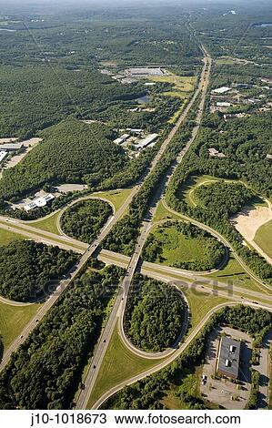 Cloverleaf intersection at Rt 495, Southborough, Massachusetts, USA View Large Photo Image Stock Image - Cloverleaf intersection at Rt 495, Southborough, Massachusetts, USA. Fotosearch