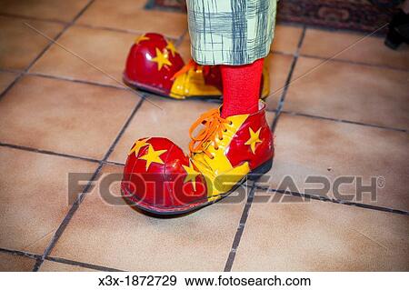 Clown shoes View Large Photo Image Stock Photo - Clown shoes. Fotosearch