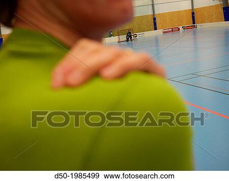 Coach on floor ball field, Stockholm, Sweden View Large Photo Image Stock Photo - Coach on floor ball field, Stockholm, Sweden. Fotosearch